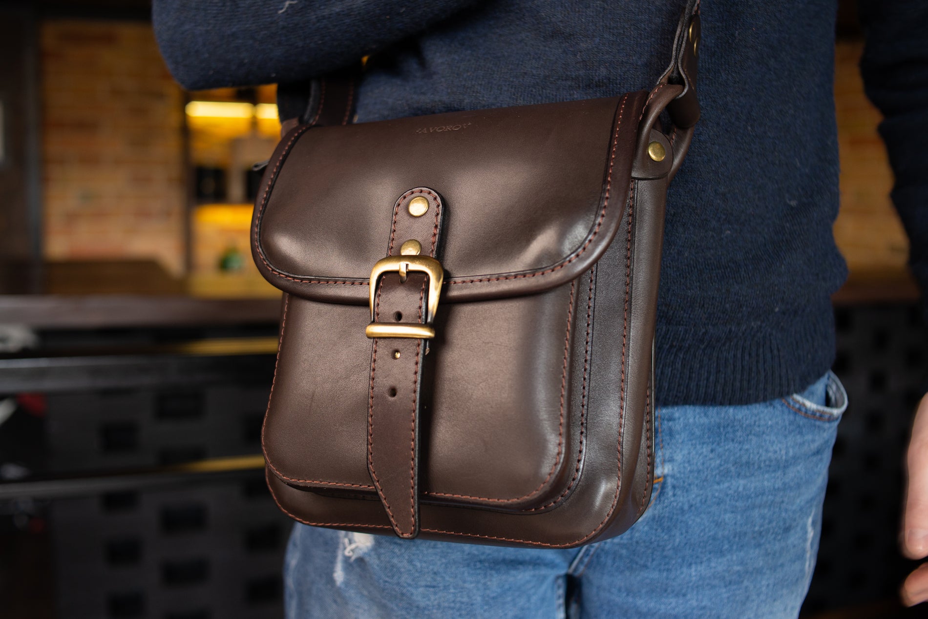 Personalized men shoulder bag, Handmade Leather Mens Bag Cross-body, Leather Messenger Bag Men