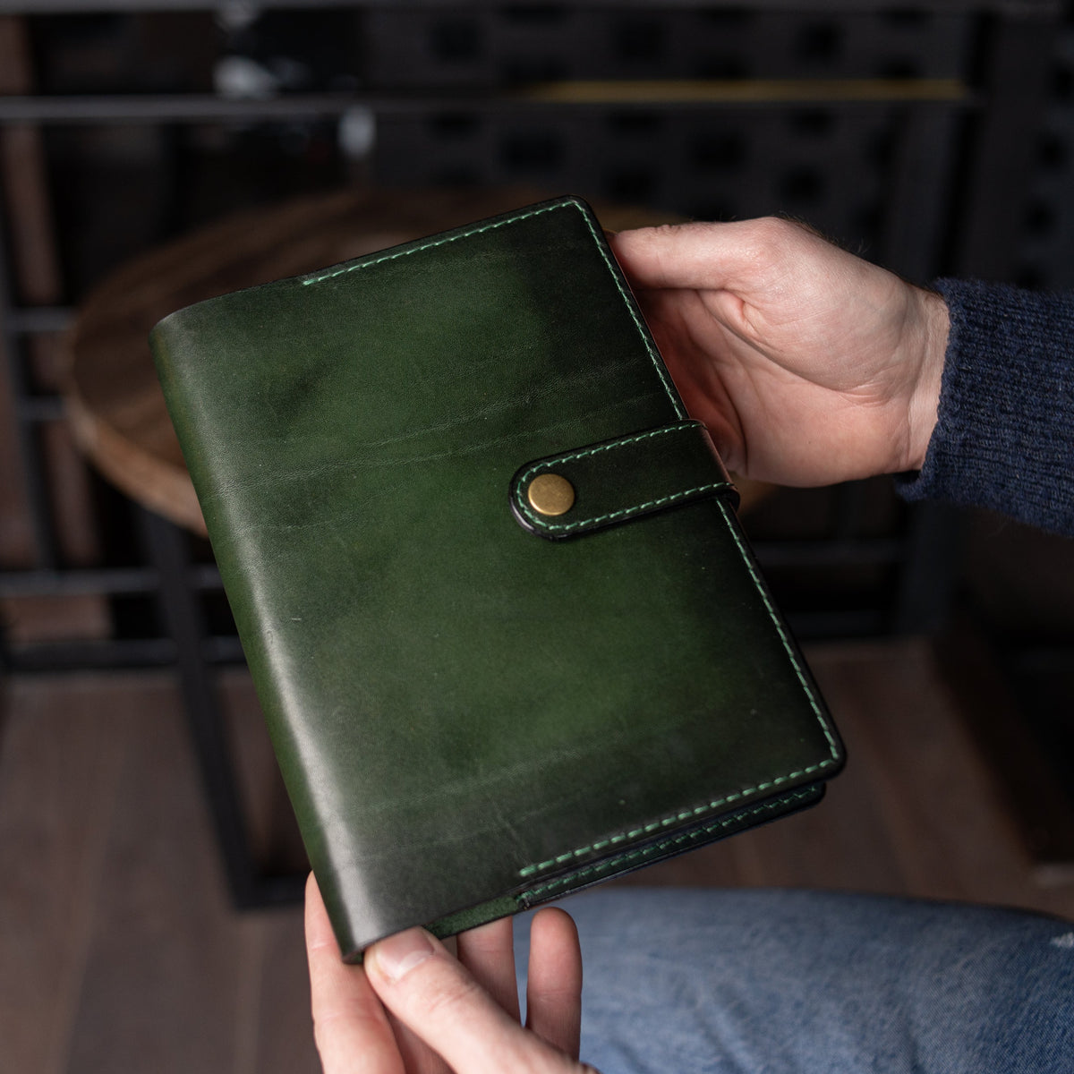 Pesonalized Full Grain Leather Journal A5, Large Notebook, Gift for him,Traveler Notebook, Writing journal