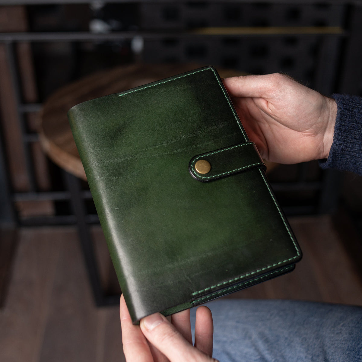 Pesonalized Full Grain Leather Journal A5, Large Notebook, Gift for him,Traveler Notebook, Writing journal