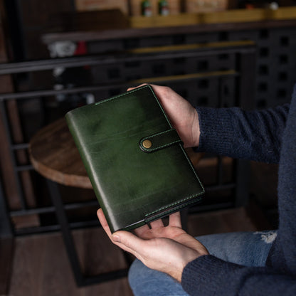 Pesonalized Full Grain Leather Journal A5, Large Notebook, Gift for him,Traveler Notebook, Writing journal