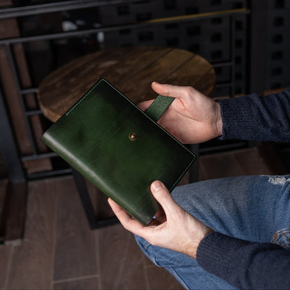 Pesonalized Full Grain Leather Journal A5, Large Notebook, Gift for him,Traveler Notebook, Writing journal