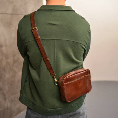 Handmade Leather shoulder Bag – Full Grain Leather