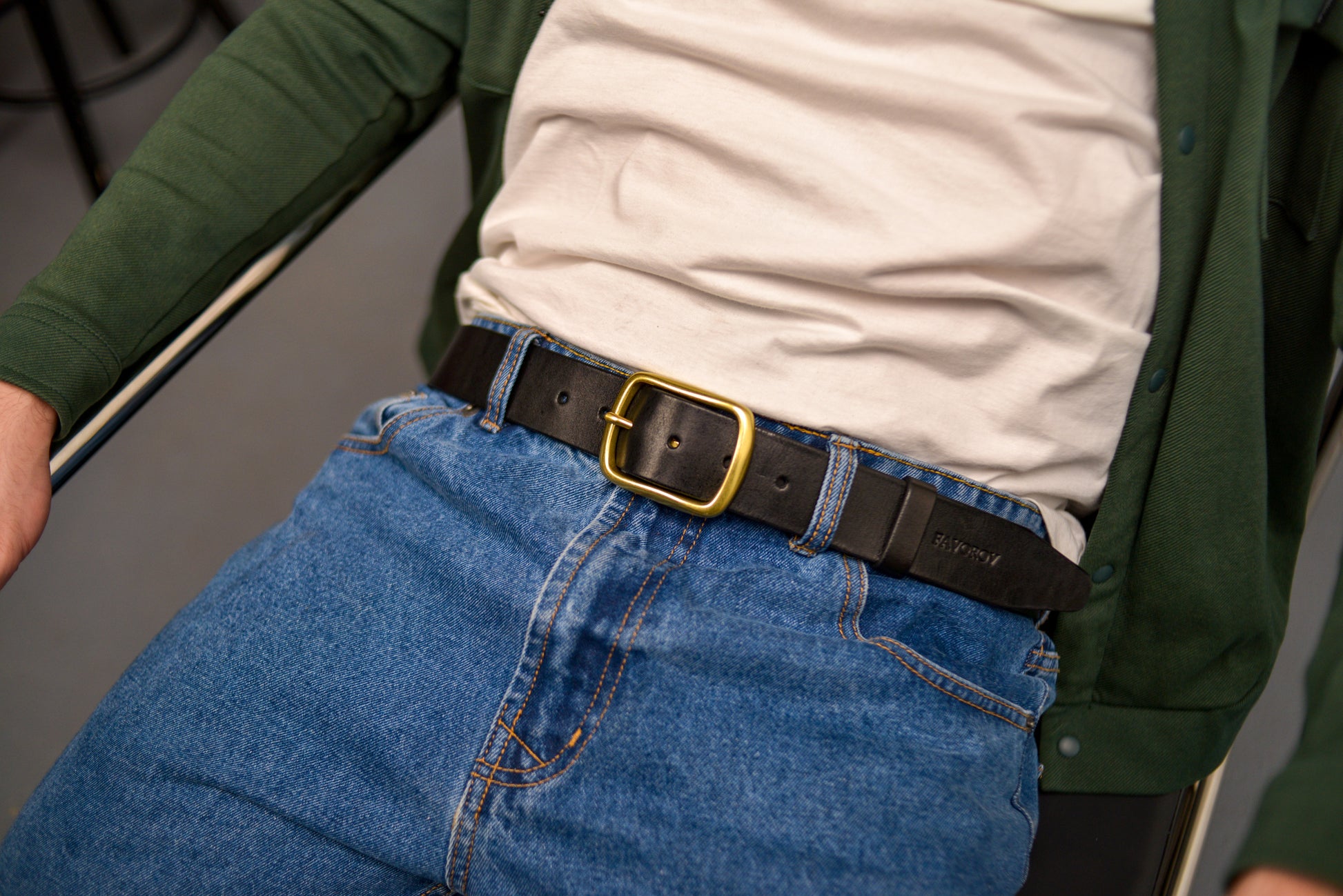 Full Grain Leather Belt, Black Leather Belt, Mens Leather Belt, Womens Leather Belt, gift for boyfriend, Brass Buckle