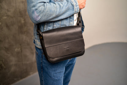 Personalized shoulder bag, men’s leather bag, Messenger bag