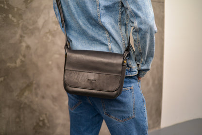 Personalized shoulder bag, men’s leather bag, Messenger bag
