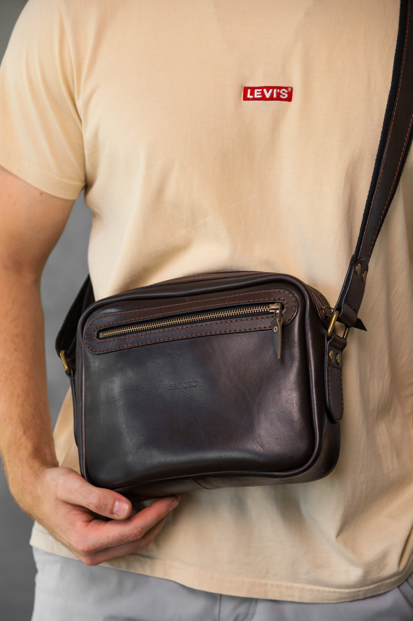 Leather bag, Gift for men, Tablet Bag, leather crossbody bag