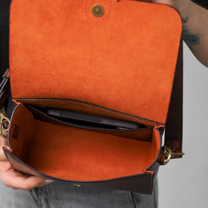 Womens Full Grain Leather shoulder bag, Shoulder Bag