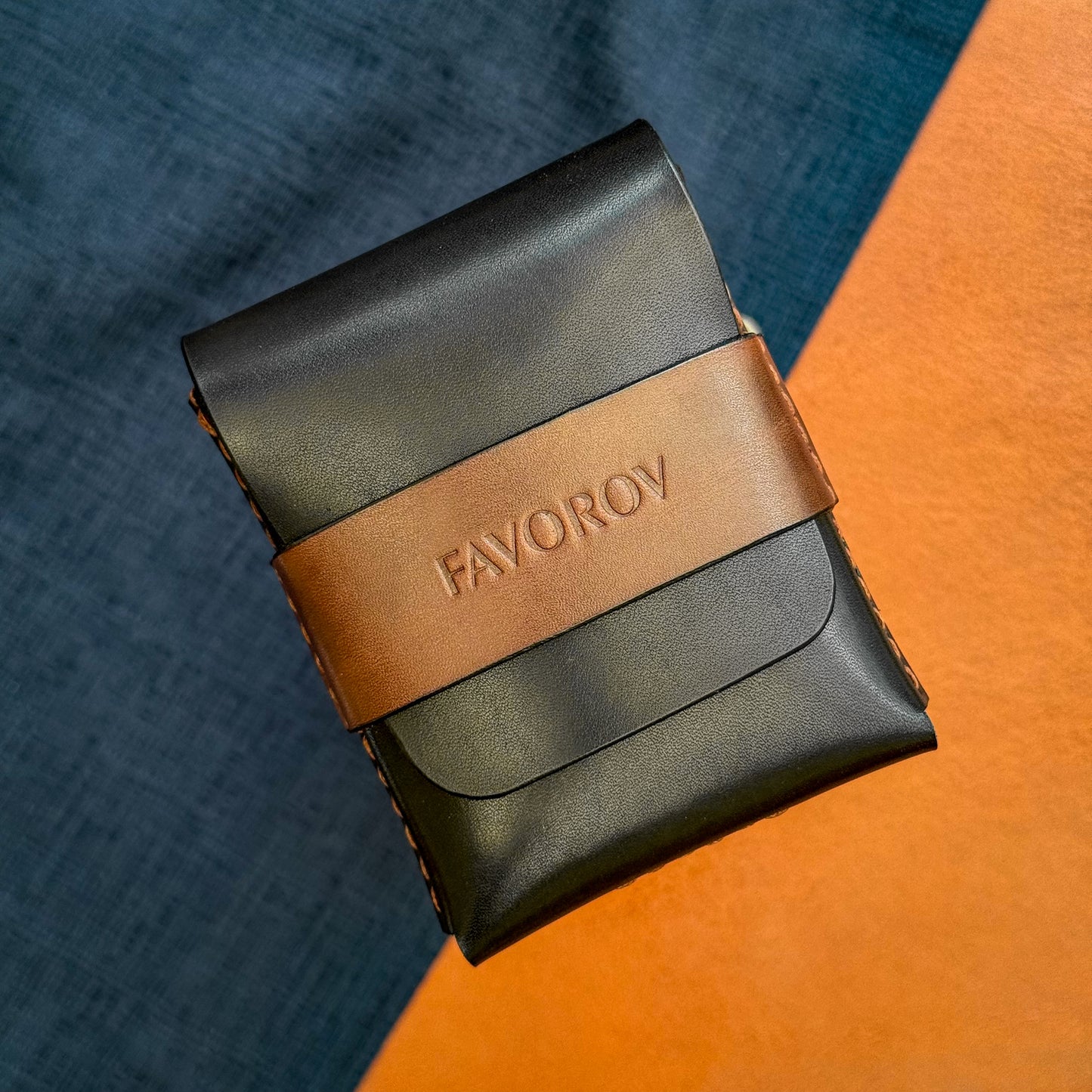 Cowhide vertical cash sleeve, personalized compact travel cardholder, minimalist front pocket wallet (копия)