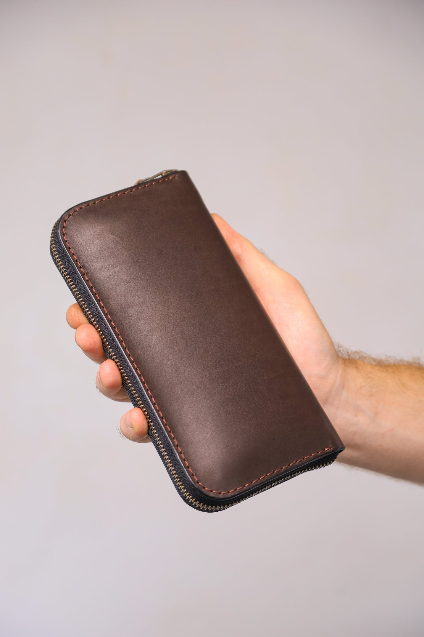 Leather zip around wallet, Personalized Leather Clutch, handmade men’s wallet, clutch wallet