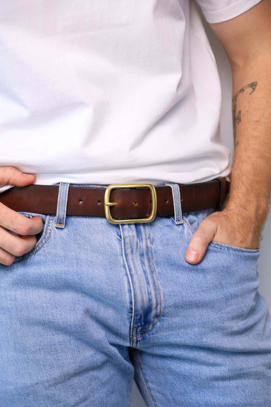 Leather Belt, Full Grain Leather Belt, Brown Leather Belt,Mens Leather Belt