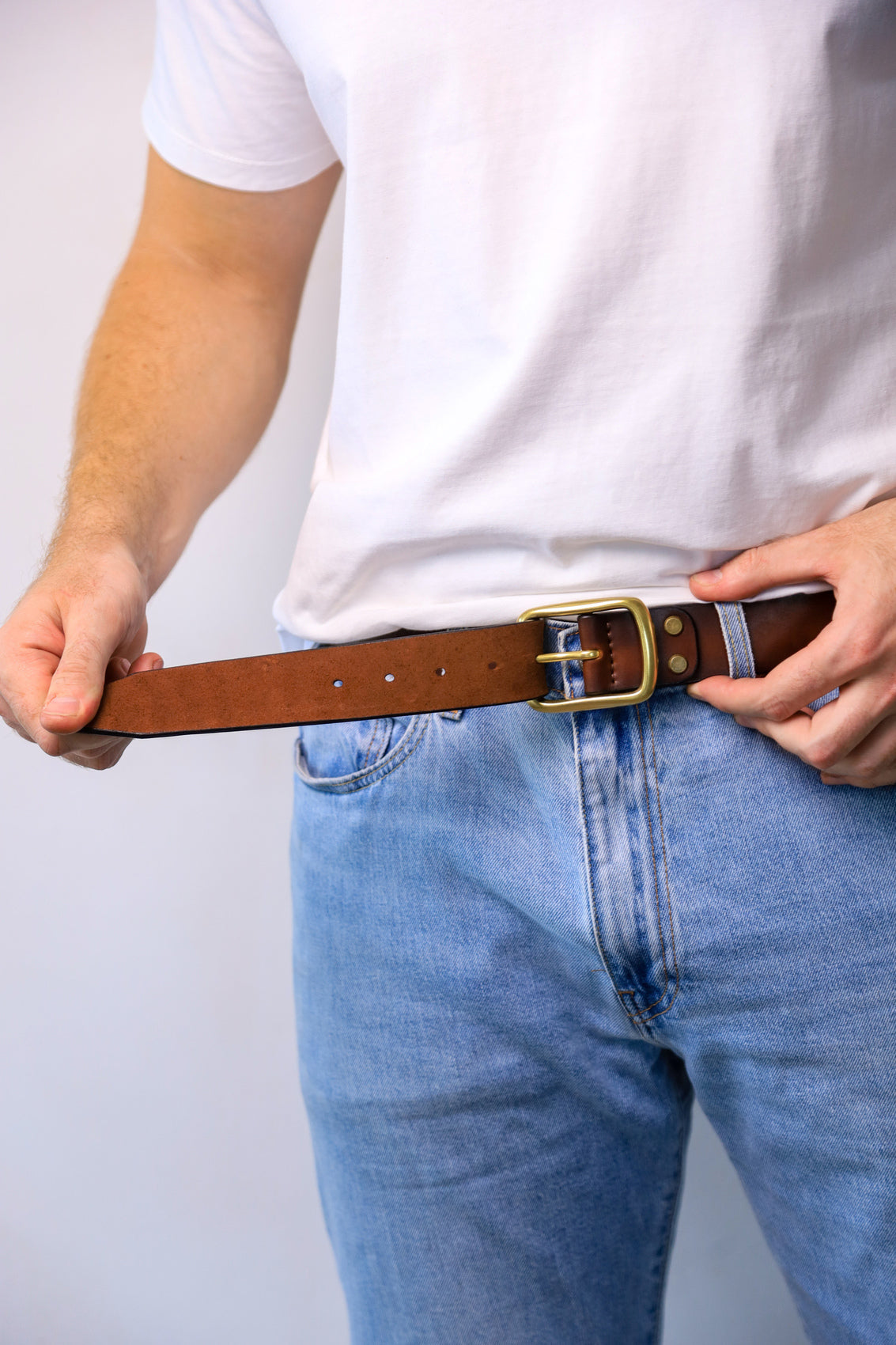 Leather Belt, Full Grain Leather Belt, Brown Leather Belt,Mens Leather Belt