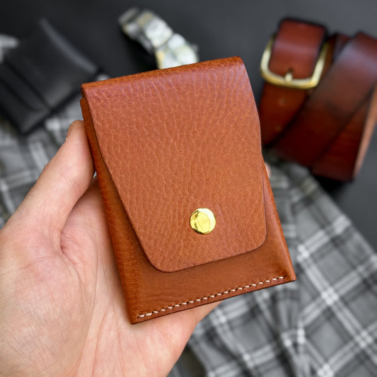 Leather Cash Wallet, Slim Card & Cash Holder