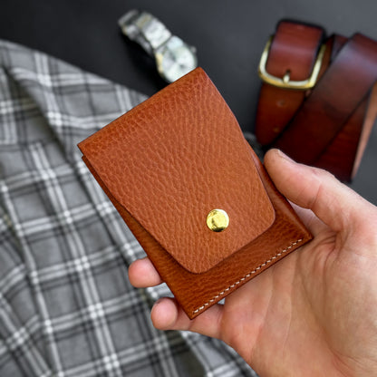 Leather Cash Wallet, Slim Card & Cash Holder