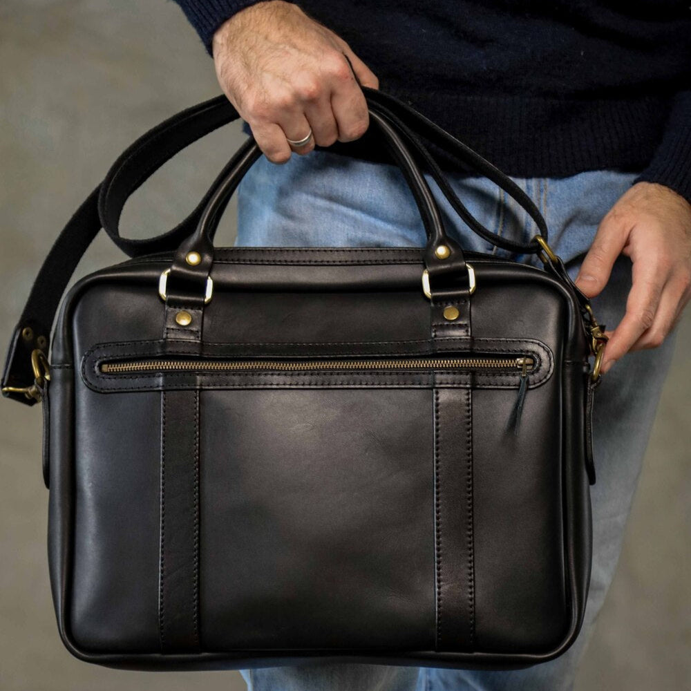 Personalized gifts for him, Leather briefcase man, full grain leather bag men, mens laptop messenger bag, satchel bag, computer bag