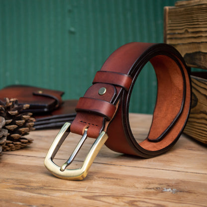 Leather Belt, Full Grain Leather Belt, Brown Leather Belt, Mens Leather Belt, Womens Leather Belt, Gift belt, gift for boyfriend