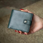 Personalized Mens Wallet,Bifold Green Leather Wallet, Vintage Look Wallet, Custom Engraved Wallet, Gift for Him, leather bifold