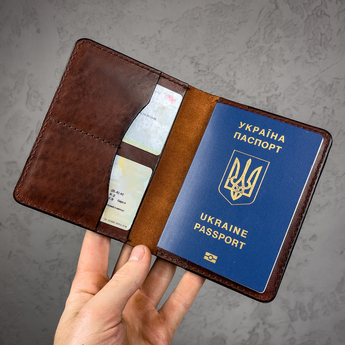 Personalized Personal Passport Holder, Handmade Passport Case