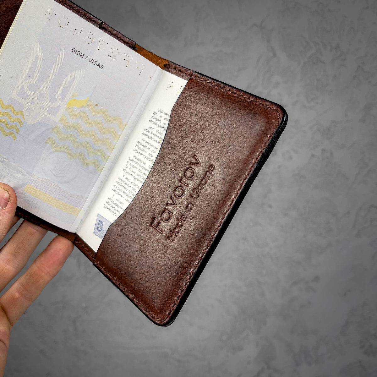Personalized Personal Passport Holder, Handmade Passport Case