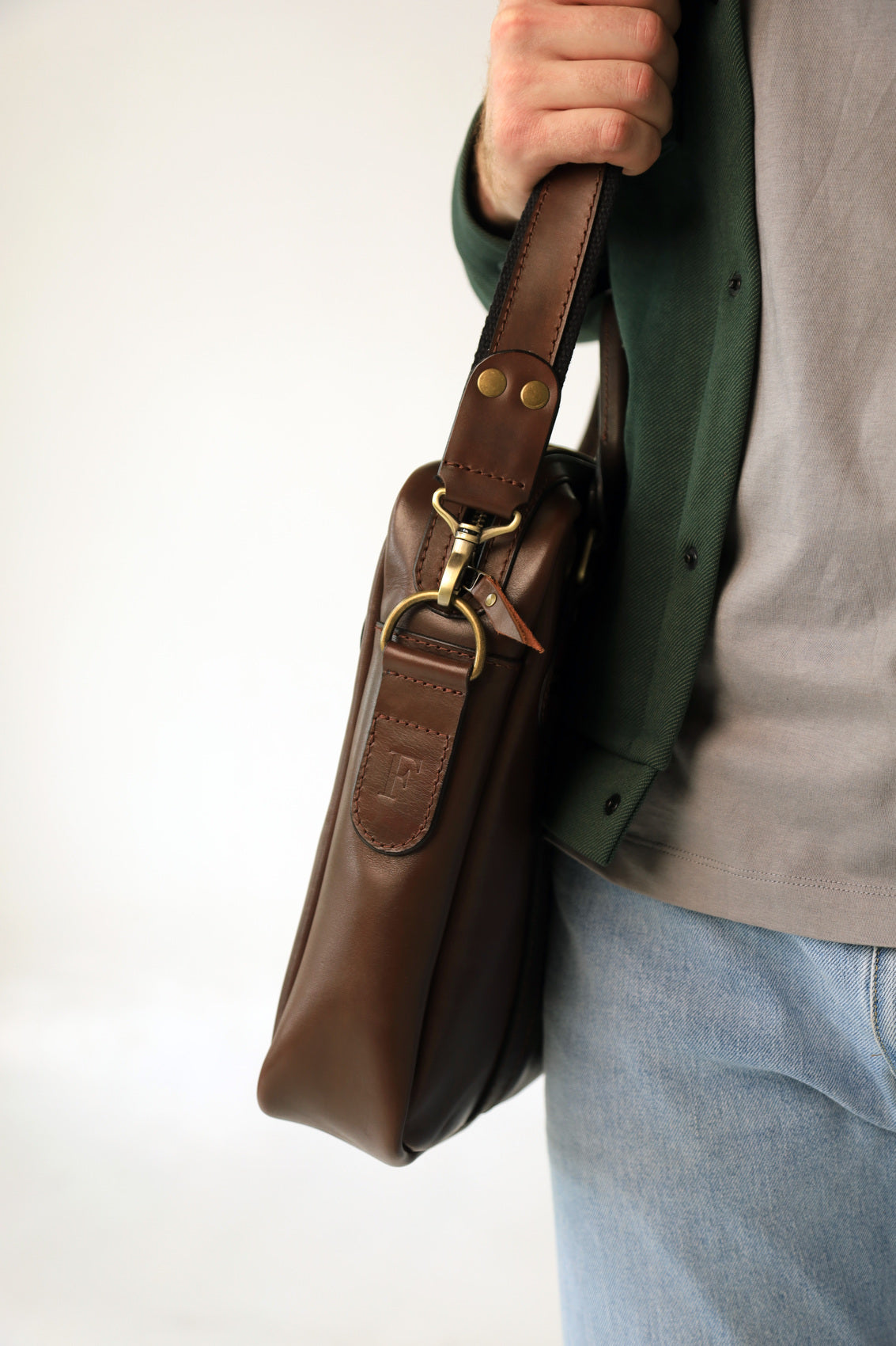 Personalized gifts for him, Leather briefcase man, full grain leather bag men, mens laptop messenger bag