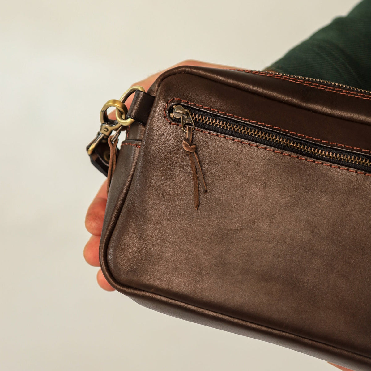 Brown shoulder bag, leather belt bag, men’s leather bag, belt bag, waist bag, crossbody bag