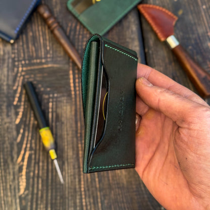 Leather Cash Wallet, Slim Card & Cash Holder