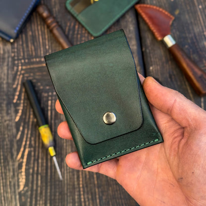 Leather Cash Wallet, Slim Card & Cash Holder