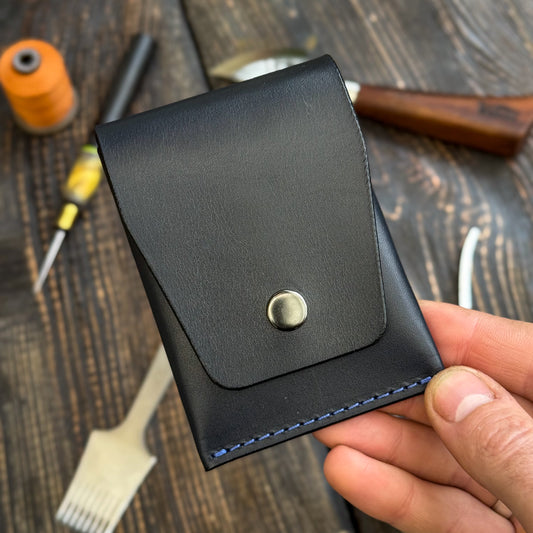 Full Grain Leather Cash Wallet, Card Holder, Personalized Minimalist Wallet, Front Pocket Handmade Wallet